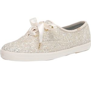 Keds Women's Champion Kate Spade Glitter Sneaker 7.5 Worn Once